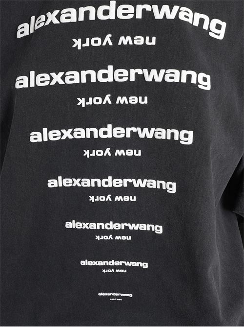 T-shirt con logo ALEXANDER WANG | UCC3261924011